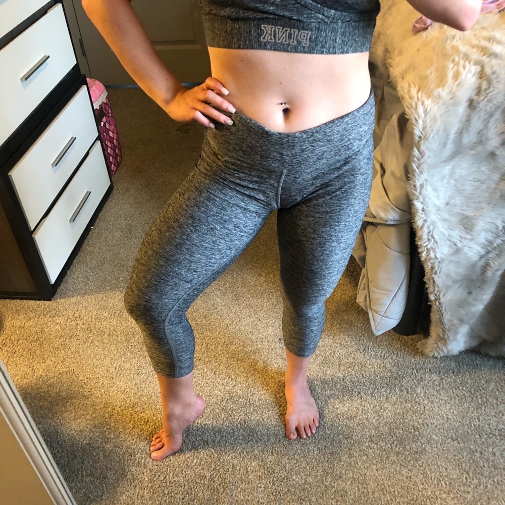 PINK Cropped Leggings